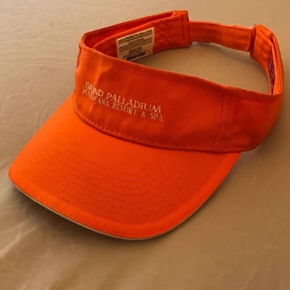 Invasion Grand Palladium Punta Cana Resort & Spa Orange Visor Hat - Picture 4 of 13